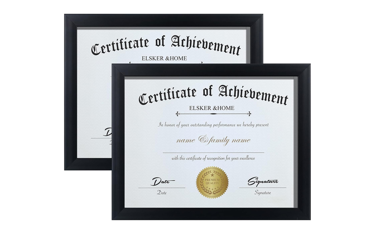 Certificate Frame